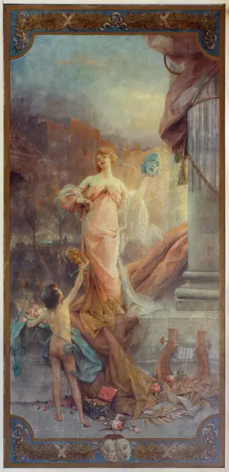 Les Théâtres (1907) by Henri Adrien Tanoux